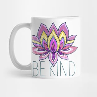 Be Kind Lotus Mug